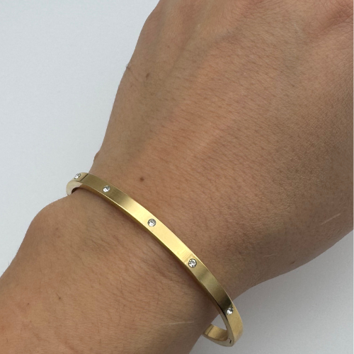 Náramek ROUND DOT gold