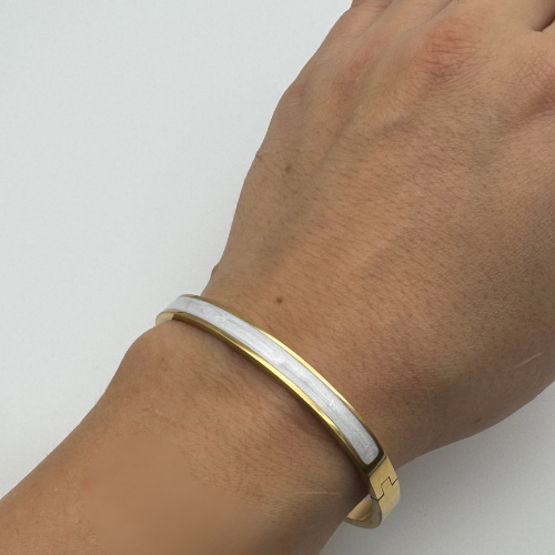 Náramek ROUND White gold