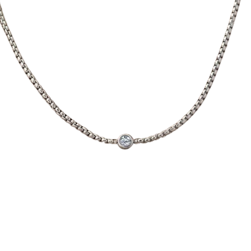 Náhrdelník MINIMAL silver zircon