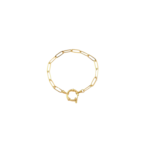 Náramek s karabinou Aurora gold