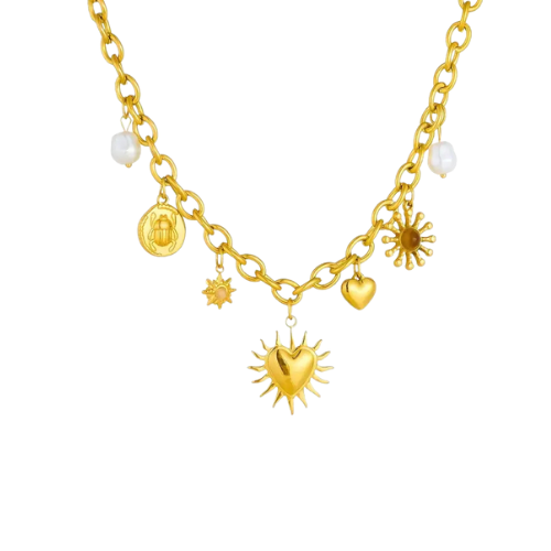 Náhrdelník Chains Heart