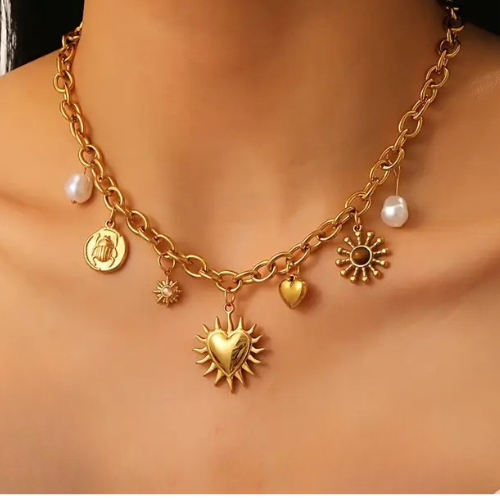 Náhrdelník Chains Heart